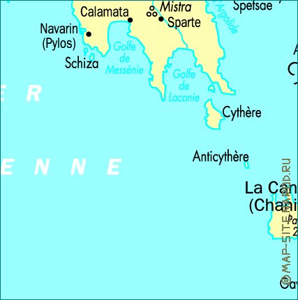 carte de Grece