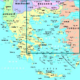 carte de Grece