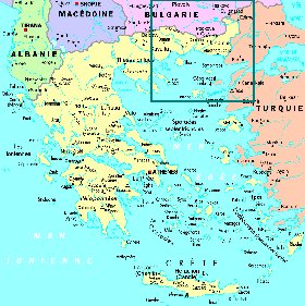 carte de Grece