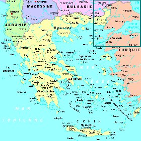 carte de Grece