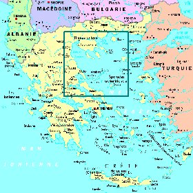 carte de Grece