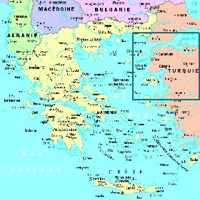 carte de Grece