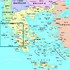 carte de Grece