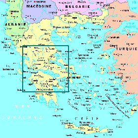 carte de Grece