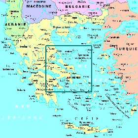 carte de Grece