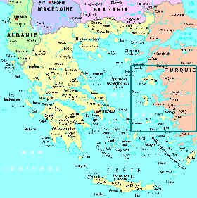 carte de Grece