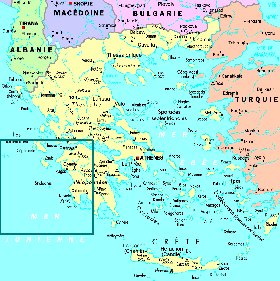 carte de Grece