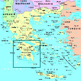 carte de Grece