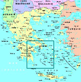 carte de Grece