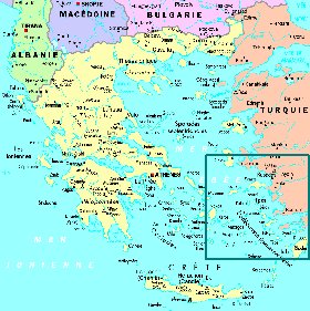 carte de Grece