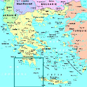 carte de Grece