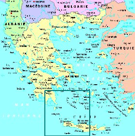 carte de Grece