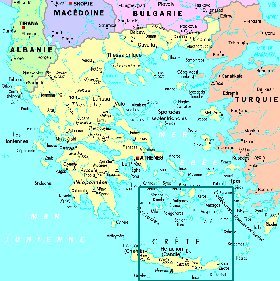 carte de Grece