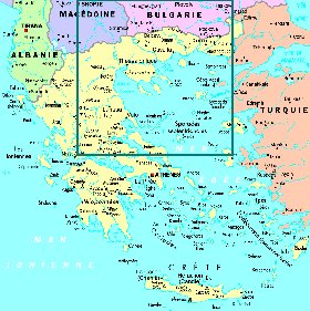 carte de Grece