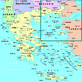 carte de Grece