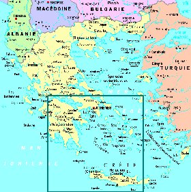 carte de Grece