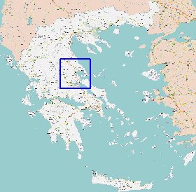 mapa de Grecia