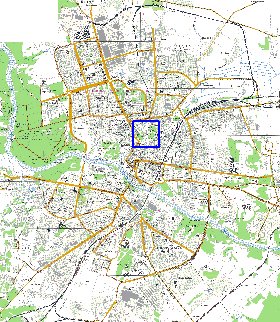mapa de Hrodna