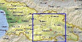 Fisica mapa de Georgia