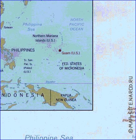 Administratives carte de Guam