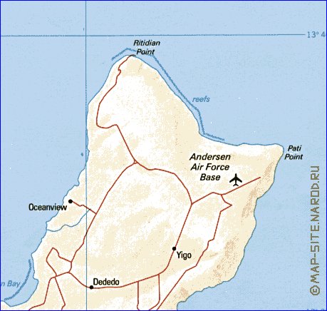 carte de Guam