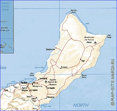 carte de Guam