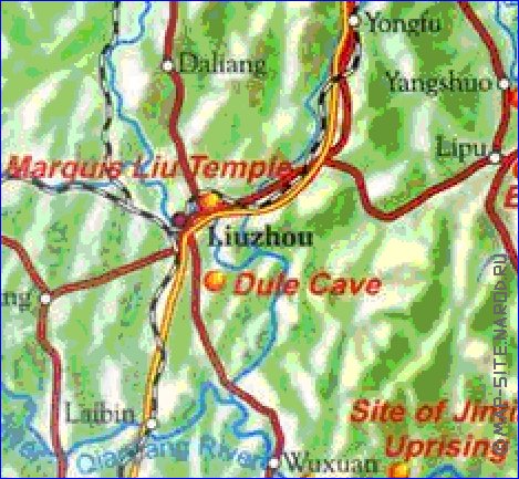 carte de Guangxi