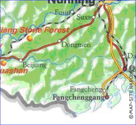 carte de Guangxi