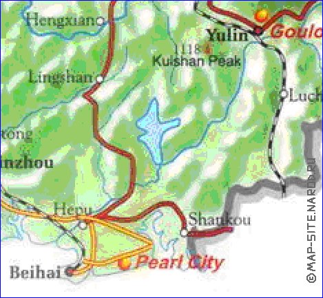 carte de Guangxi