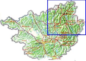 carte de Guangxi