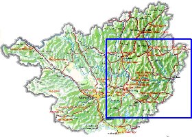 carte de Guangxi