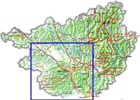 carte de Guangxi