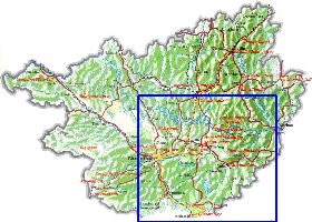 carte de Guangxi