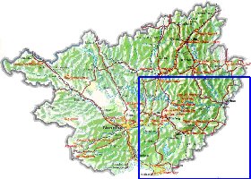 carte de Guangxi