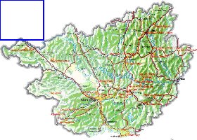 carte de Guangxi