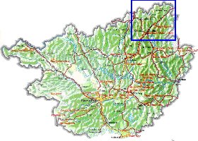 carte de Guangxi