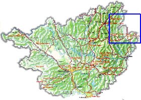 carte de Guangxi