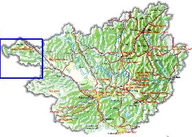 carte de Guangxi