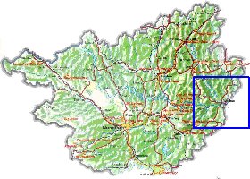 carte de Guangxi