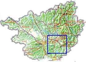 carte de Guangxi