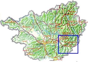 carte de Guangxi