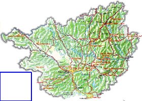 carte de Guangxi