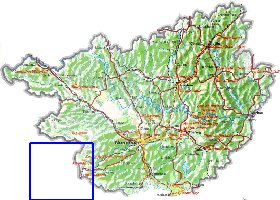 carte de Guangxi