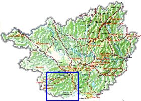 carte de Guangxi