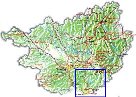 carte de Guangxi