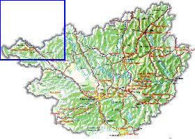 carte de Guangxi