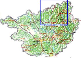 carte de Guangxi