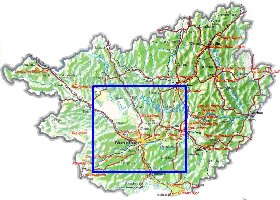 carte de Guangxi