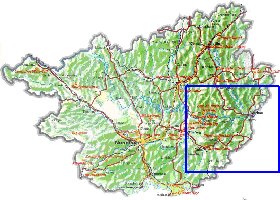 carte de Guangxi