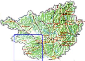 carte de Guangxi